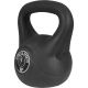 Gorilla Sports Kettlebell činka, plast, čierna, 14 kg