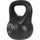Gorilla Sports Kettlebell činka, plast, čierna, 16 kg
