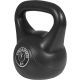 Gorilla Sports Kettlebell činka, plast, čierna, 4 kg