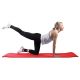 Gorilla Sports Podložka na jogu, 190 x 60 cm, červená