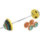 Činkový set 100 kg s gripper kotúčmi a pružinovým uzáverom
