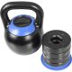 Gorilla Sports Kettlebell, nastaviteľná hmotnosť 16 - 24 kg
