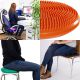 Balančný vankúš na sedenie MOVIT 33 cm, oranžový