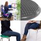 Balančný vankúš na sedenie MOVIT 37 cm, sivý