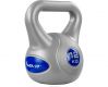 MOVIT Kettlebell činka - 12 kg, sivá/tmavomodrá