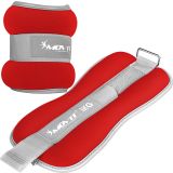 MOVIT neoprénové záťažové reflexné manžety, 2 x 1 kg