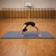 Gymnastická podložka XXL 210×110×2 cm sivá