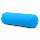 Bolster na jogu valec, modrý, 60 × 20 cm