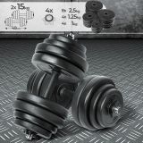PHYSIONICS Sada činiek 30 kg (2 x 15 kg)