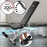 PHYSIONICS Multi. posilňovacia lavica, 126 x 41 x 49-126 cm