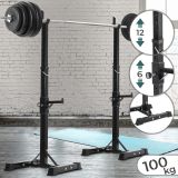 Physionics Stojan na činky a drepy, nosnosť 300 kg