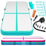 Physionics Airtrack nafukovacia žinenka, 3 m, zelená