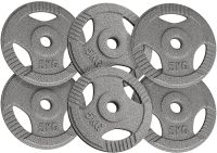 PHYSIONICS Sada kotúčov 6 x 5 kg, 31 mm