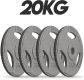 PHYSIONICS Sada činkových kotúčov 4 x 5 kg, liatina, 31 mm
