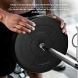 PHYSIONICS Vzpieračský set so závažím 120 cm, 30 kg