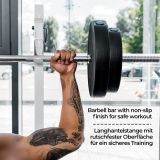 PHYSIONICS Vzpieračský set so závažím 165 cm, 60 kg