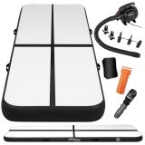 Physionics Airtrack nafukovacia žinenka, 8 m, čierna