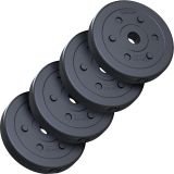 Sada závaží na činky 10 kg, plast, 4x2,5 kg, 30 mm otvor
