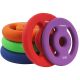 ScSPORTS Neoprénové kotúče 2x4 kg, zelené, 30/31 mm otvor
