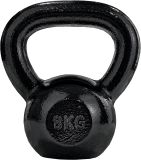 Liatinová kettlebell 8 kg čierna