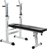 ScSPORTS Skladacia posilňovacia lavica 110x25 cm,dip stanica