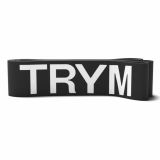 TRYM Odporová guma 29,5–80 kg, 208 x 4,5 x 6,4 cm, čierna