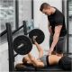 Posilňovacia lavica so stojanom čierna 390 kg