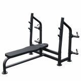 Posilňovacia lavica so stojanom čierna 390 kg