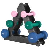 Gymnastické činky, neoprénové, okrúhle, 7 kg