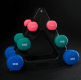 Gymnastické činky, neoprénové, okrúhle, 7 kg