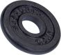 ScSPORTS Sada závaží 4 kg, 8x 0,5 kg, liatina, otvor 30/31mm