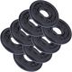 ScSPORTS Sada závaží 4 kg, 8x 0,5 kg, liatina, otvor 30/31mm