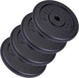 Sada liatinových kotúčov 40 kg, 4x10 kg, priemer 30/31 mm