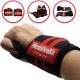 Zápästný obväz, čierny a červený, 2 kusy