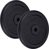 ScSPORTS Liatinové kotúče 20 kg, 30/31 mm, súprava 2 ks