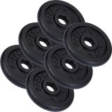 ScSPORTS Liatinové závažie 15 kg, sada 6x2,5 kg, 30/31 mm