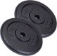 Sada liatinových kotúčov 20 kg, 2x10 kg, 30/31 mm, čierne