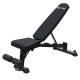 Nastaviteľná posilňovacia lavica Gorilla Sports, čierna