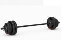 Nakladací činkový set 40 kg, os 160 cm, 30 mm, čierny