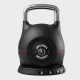 Gorilla Sports nastaviteľný kettlebell, 2–20 kg, čierny