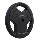 Gorilla Sports Liatinový činkový kotúč, pogumovaný, 10 kg