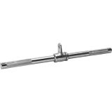 Gorilla Sports Chrómovaná otočná tyč na kladku, 50 cm