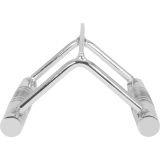 Gorilla Sports Chrómovaná rukoväť, 185 mm