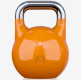 Gorilla Sports Súťažný kettlebell, oranžový, 28 kg