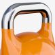 Gorilla Sports Súťažný kettlebell, oranžový, 28 kg