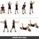 Gorilla Sports Kettlebell činka, vinylová, ružová, 2 kg