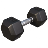 Gorilla Sports Šesťhranná pogumovaná činka, 10 kg