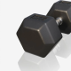 Gorilla Sports Šesťhranná pogumovaná činka, 20 kg
