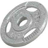 Gorilla Sports Liatinový záťažový kotúč, strieborný, 1,25 kg