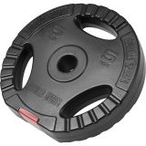 Gorilla Sports Kotúč potiahnutý plastom, výplň cement, 5 kg